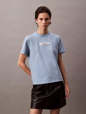 Calvin klein Premium Quality Round Neck Half Sleeve Ladies T-shirt - 80 Pc