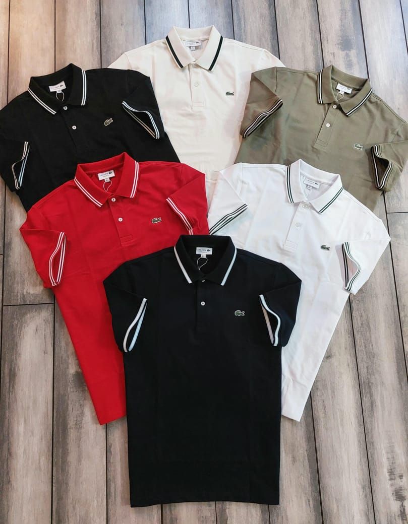 Men's Branded Premium Quality Collar Neck Half Sleeve Men's T-Shirt - 46 Pc