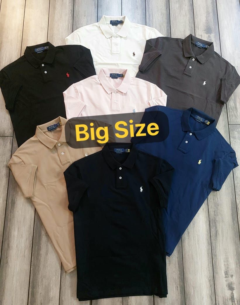 Ralph Lauren Premium Quality Collar Neck Half Sleeve Men's T-Shirt - 45 Pc