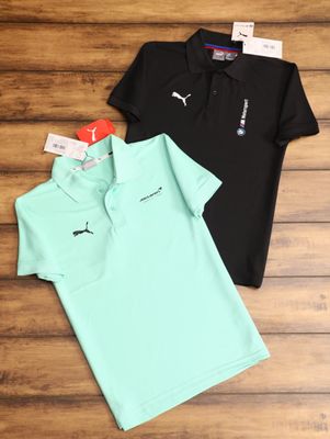 Puma - Special Premium Quality Collar Neck Half Sleeve Mens T-Shirt - 43 Pc