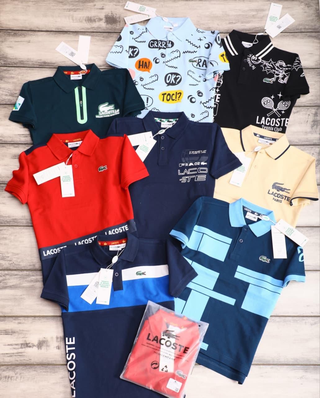 Kid's Branded Premium Quality Cotton Collar Neck Half Sleeve Kids T-shirt - 54 Pc