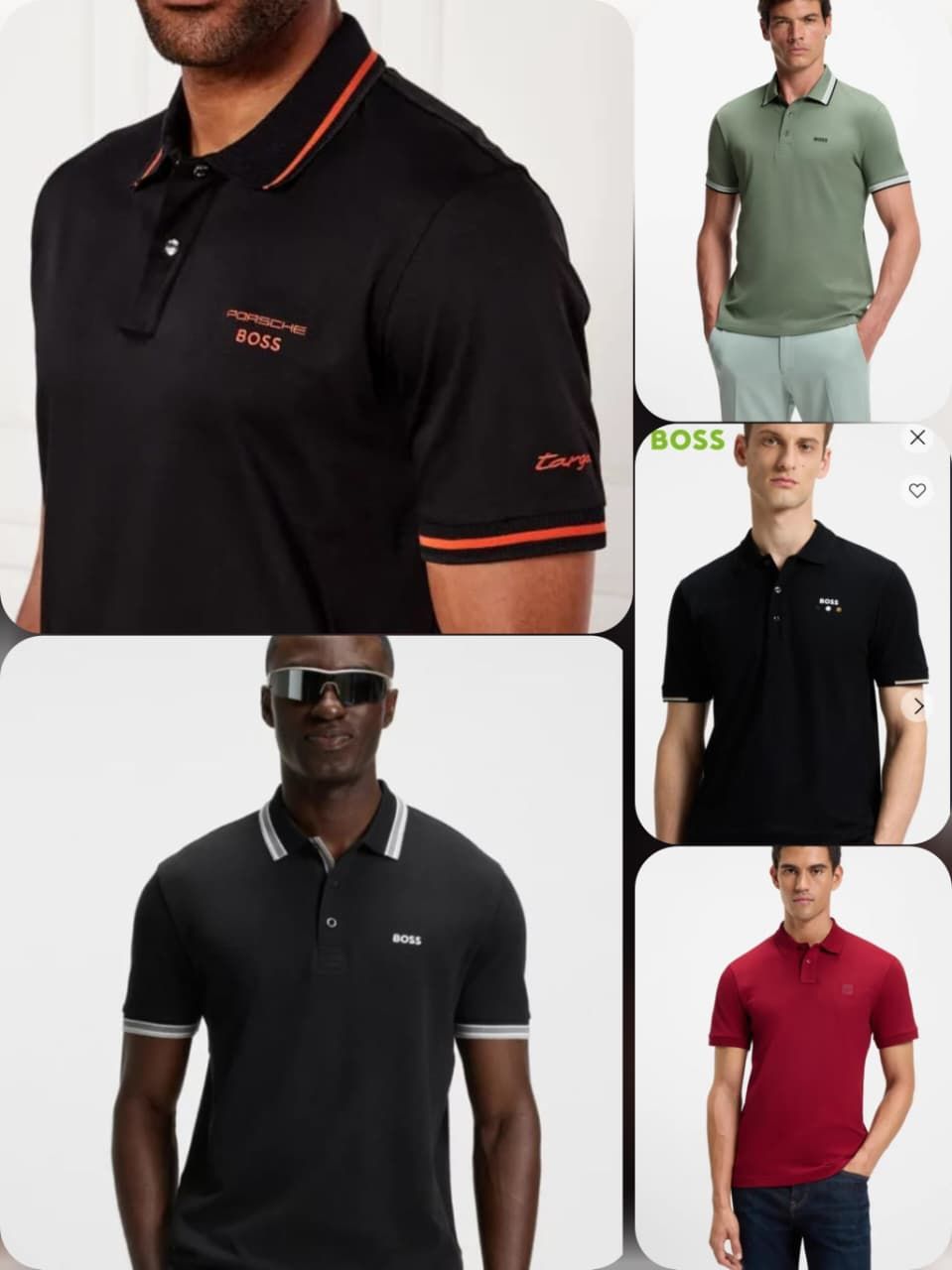 ( Big Size ) Boss Premium Quality Cotton Collar Neck Half Sleeve Men's T-shirt - 60 Pc