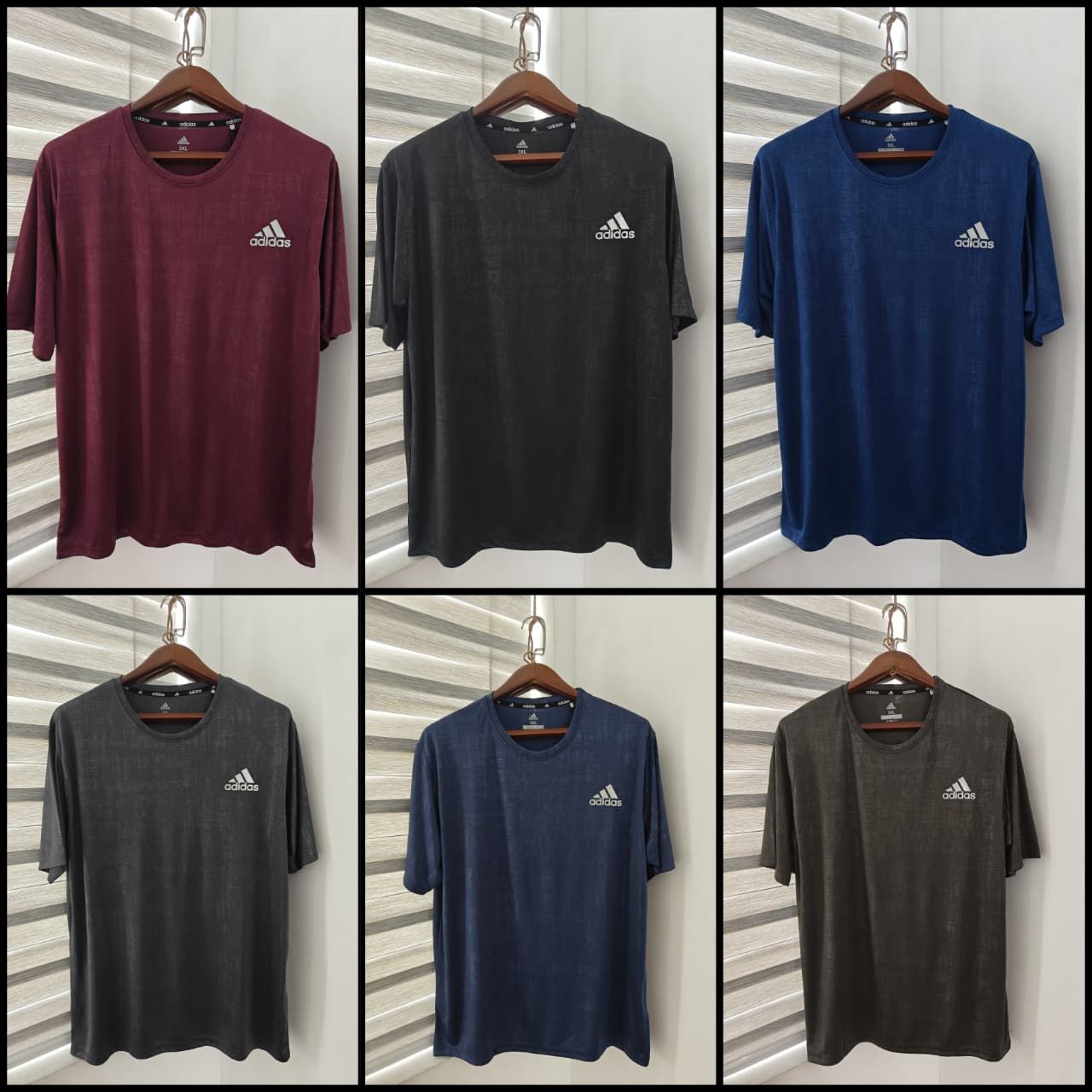 Adidas Premium Quality Dry-Fit Round Neck Half Sleeve Men's T-Shirt - 44 Pc