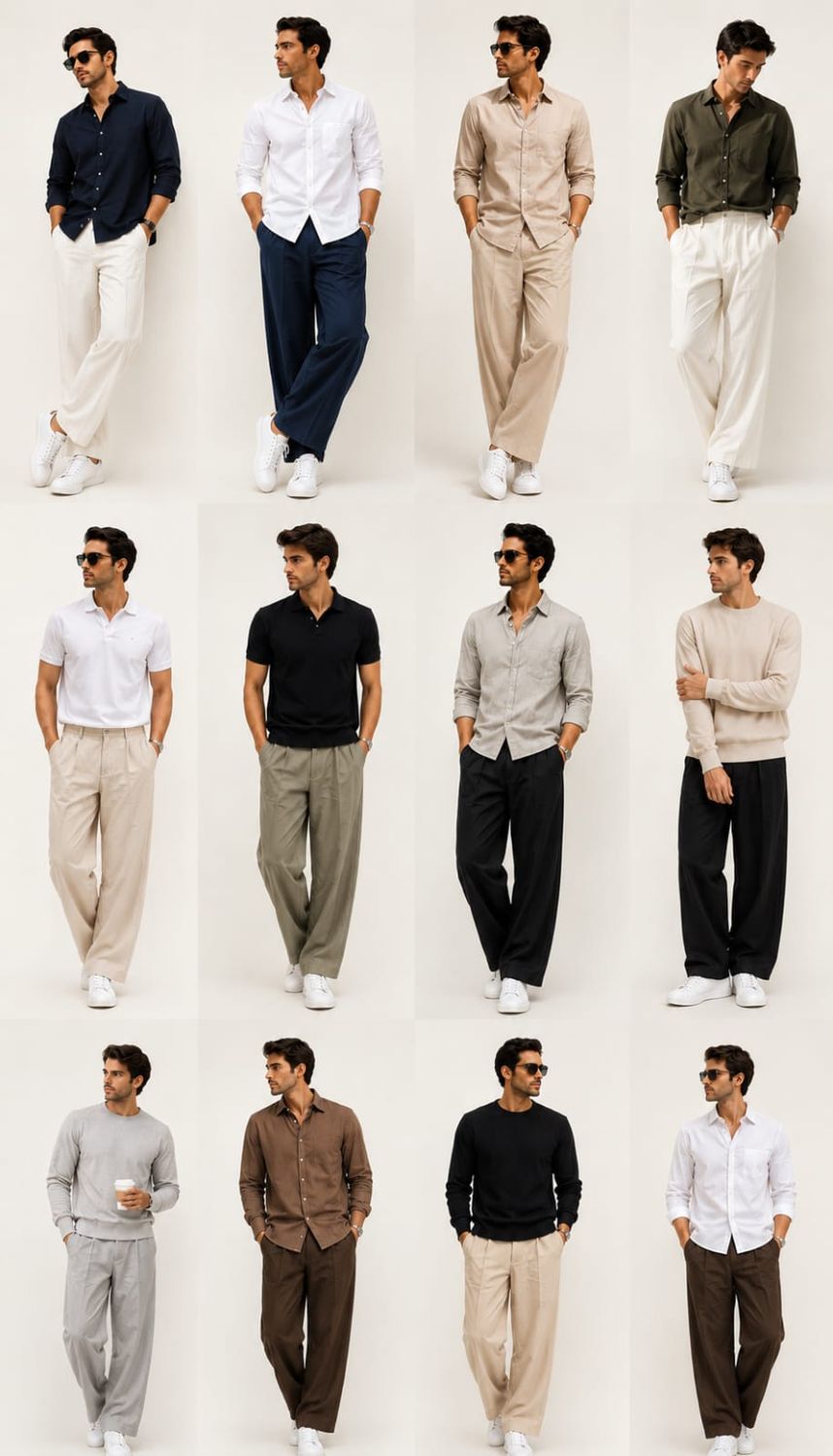 Refly Premium Quality Loose Fit Linen Men's Pant - 85 Pc