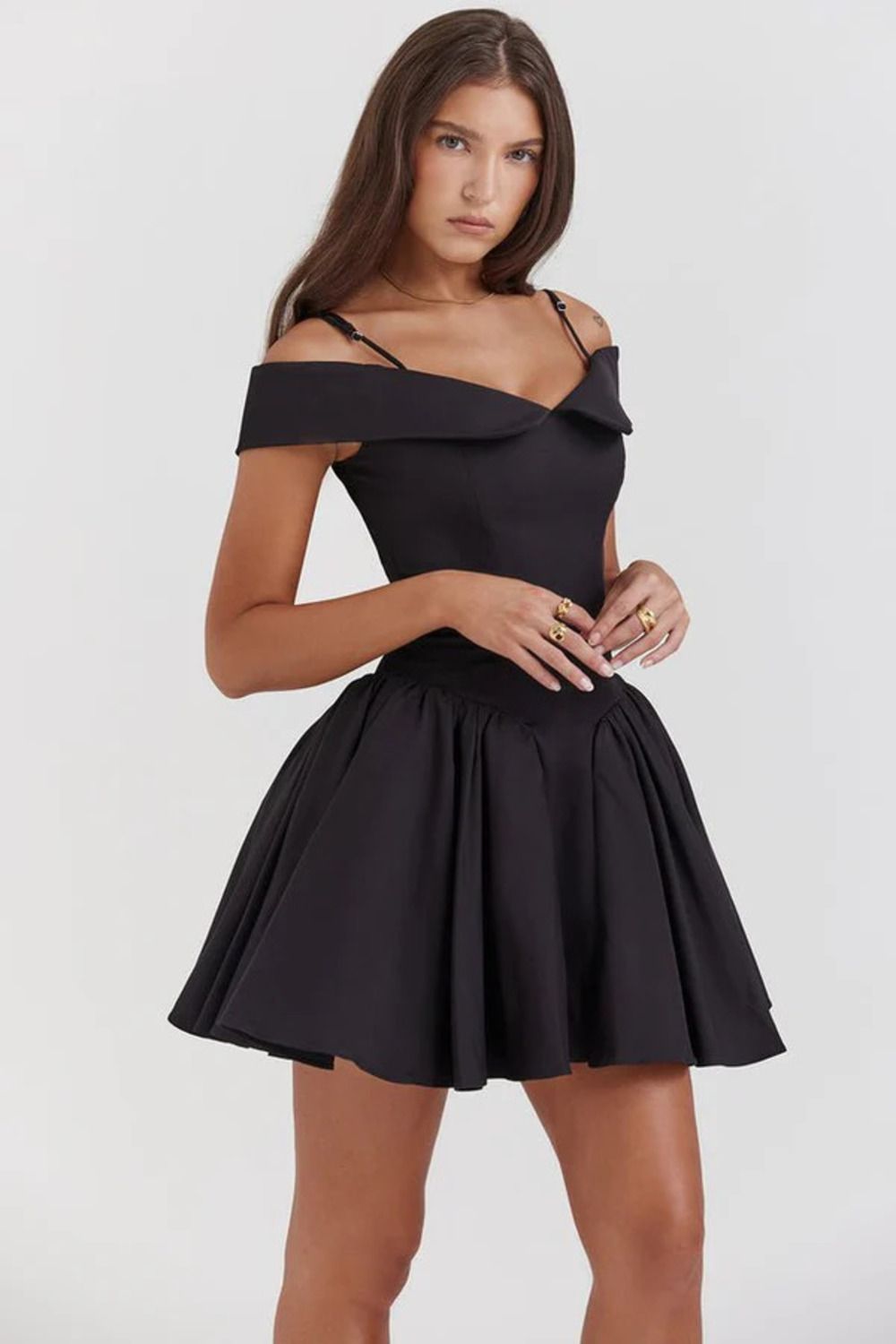 Women's Premium Quality corset mini dress featuring a fitted bodice with waist-cinching corsetry and a voluminous mini skirt - 30 Pc