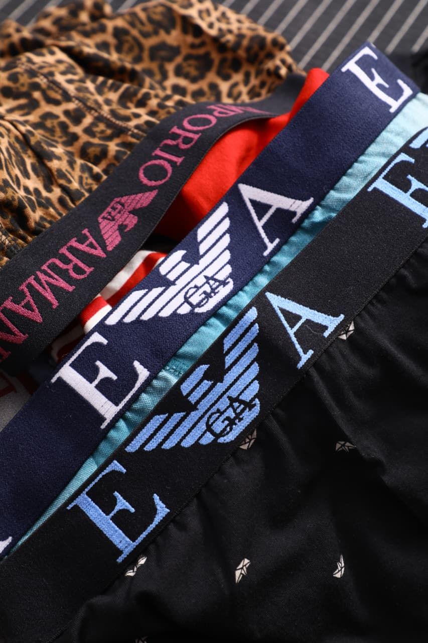 Emporio Armani Premium Quality Cotton Lycra Men's Trunks - 72 Pc