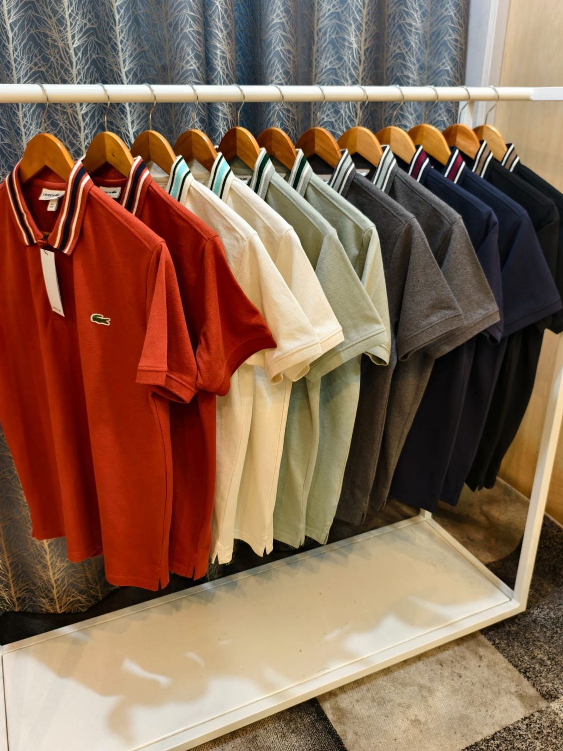 Men's Branded Premium Quality Cotton Collar Neck Half Sleeve Men's T-Shirt - 52 Pc