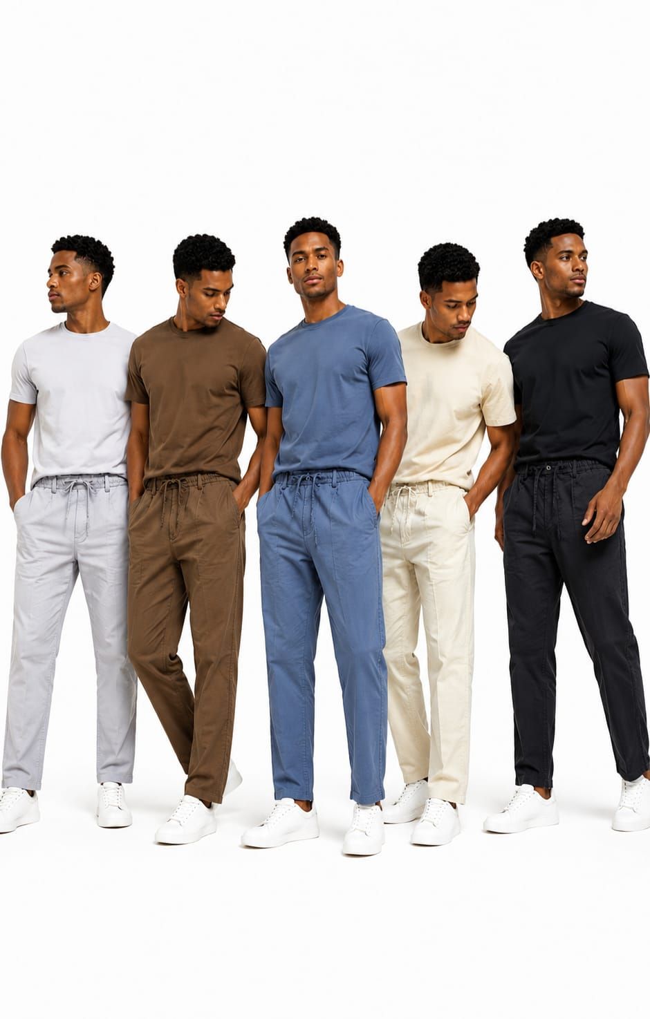 Refly Premium Quality Lenin Loose Fit Ankle Length Men's Pant - 85 Pc