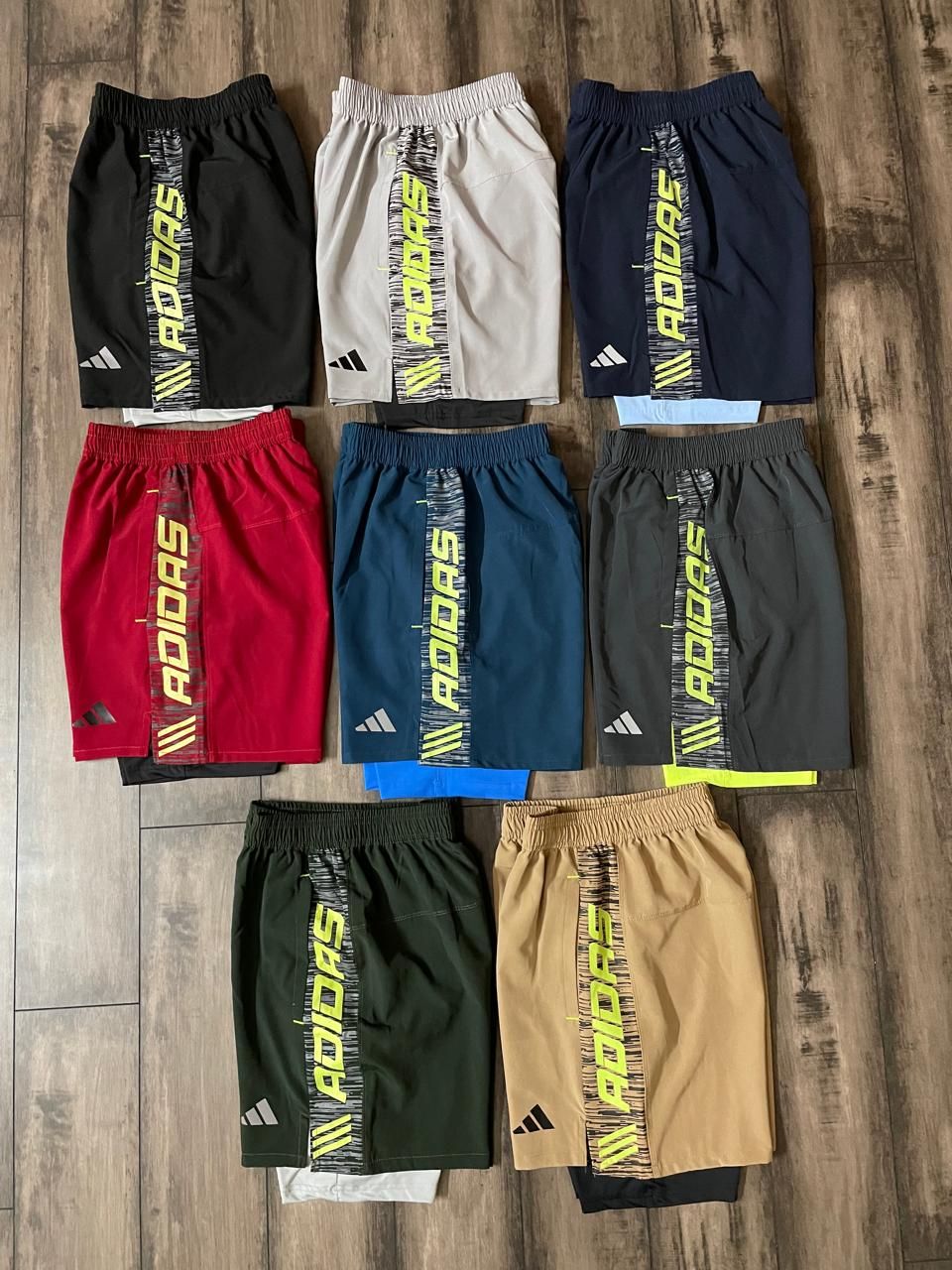 Adidas Premium Quality Lycra Men's Shorts - 64 Pc