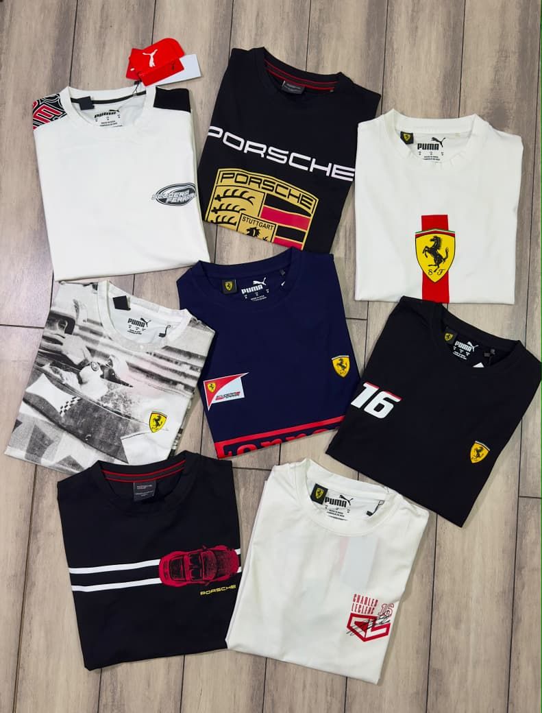 Multi Branded Premium Quality Cotton Round Neck Half Sleeve Men's T-Shirt - 64 Pc