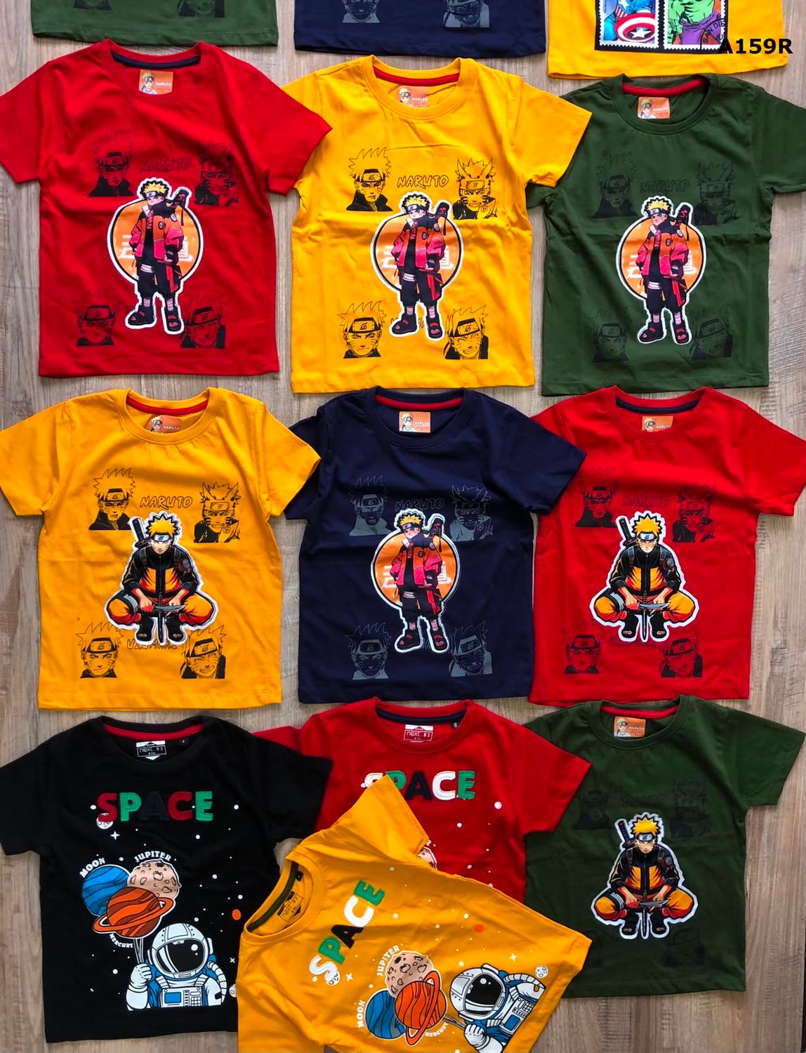 Avengers Premium Quality Cotton Round Neck T-Shirt &amp; Shorts kids Top &amp; Bottom - 67 Set