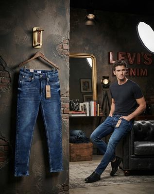 Levis Premium Quality Brand Fit Slim Fit Men's Jeans - 60 Pc