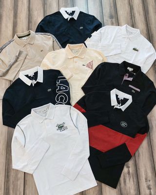 Men's Branded Premium Quality Collar Neck Full Sleeve Men's T-Shirt - 60 Pc