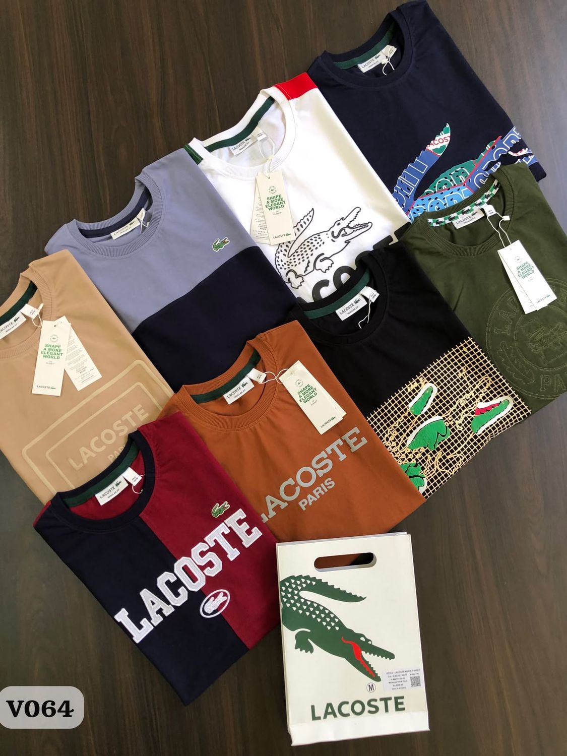 Men's Branded Premium Quality Collar Neck Half Sleeve Men's T-Shirt - 76 Pc
