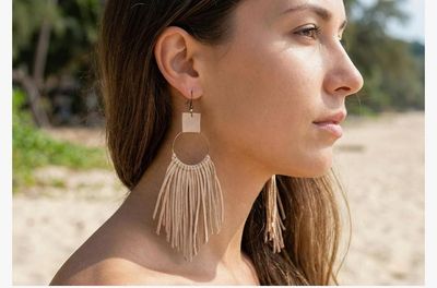 Handmade Genuine Leather Earrings for Women - 30 Pair