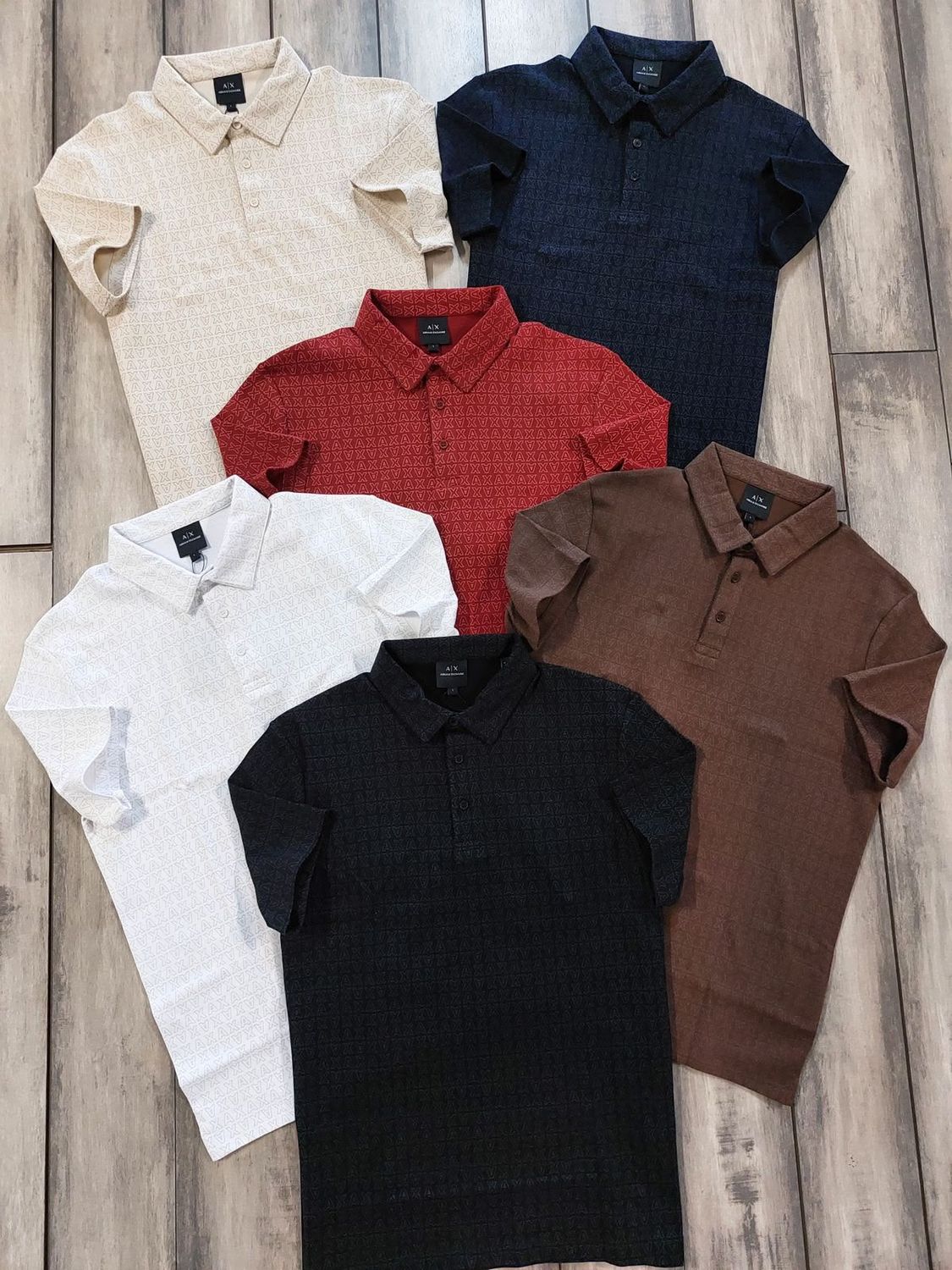 Armani Exchange Premium Quality Collar Neck Half Sleeve Men's T-Shirt - 52 Pc