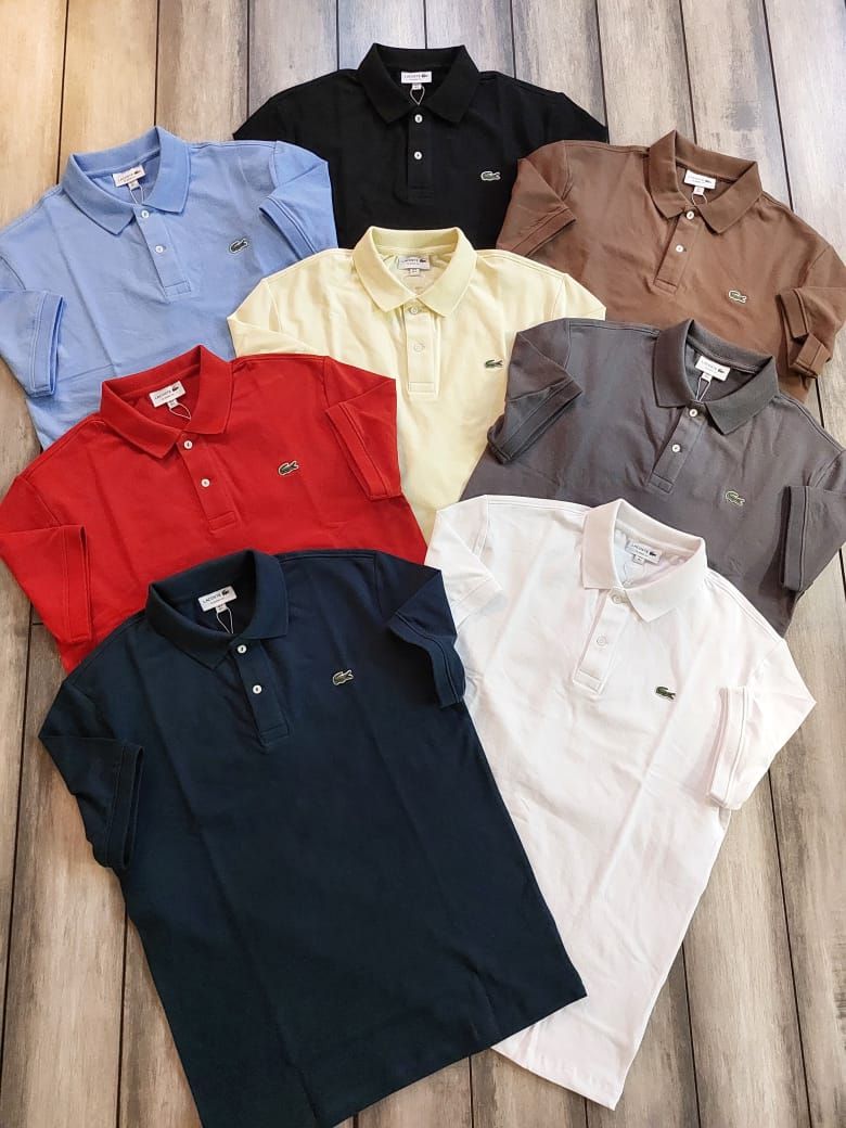 Men's Branded Premium Quality Collar Neck Half Sleeve Men's T-Shirt - 60 Pc