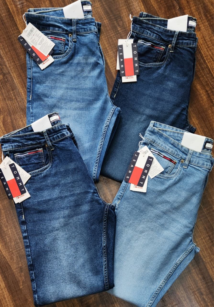 ( Big Size ) Tommy Hilfiger Premium Quality Slim Fit Men's Denim Jeans - 30 Pc