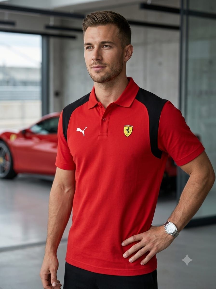 Puma Premium Quality Collar Neck Half Sleeve Men's T-Shirt - 52 Pc