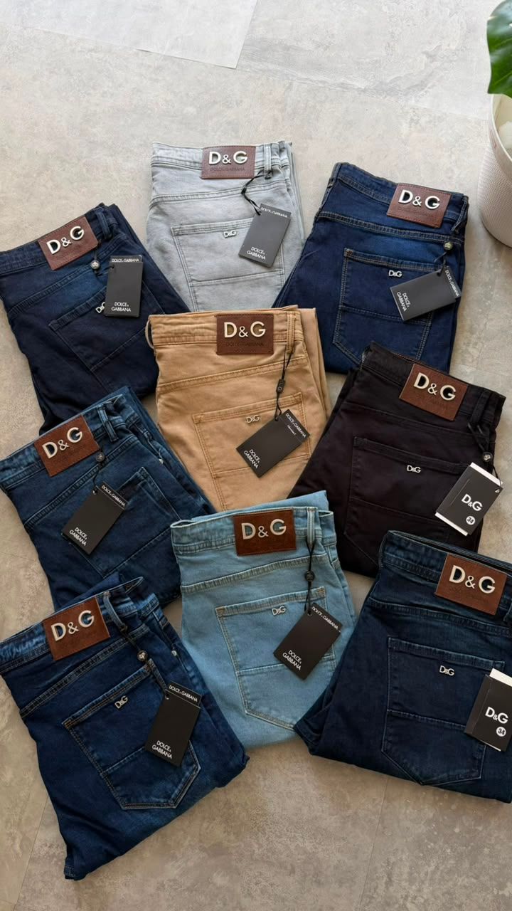 Dolce &amp; Gabbana Premium Quality Full Length Men's Denim Jeans - 63 Pc