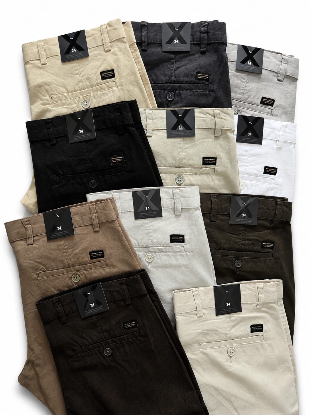 Refly Premium Quality Lenin Lycra Men's Pant - 70 Pc