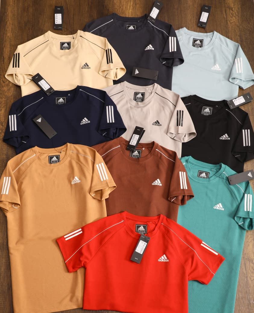 Adidas Premium Quality Round Neck Half Sleeve Men's T-Shirt - 43 Pc