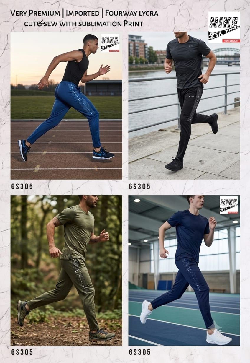 Nike Premium Quality 4 Way Lycra Men's Track Pant - 43 Pc