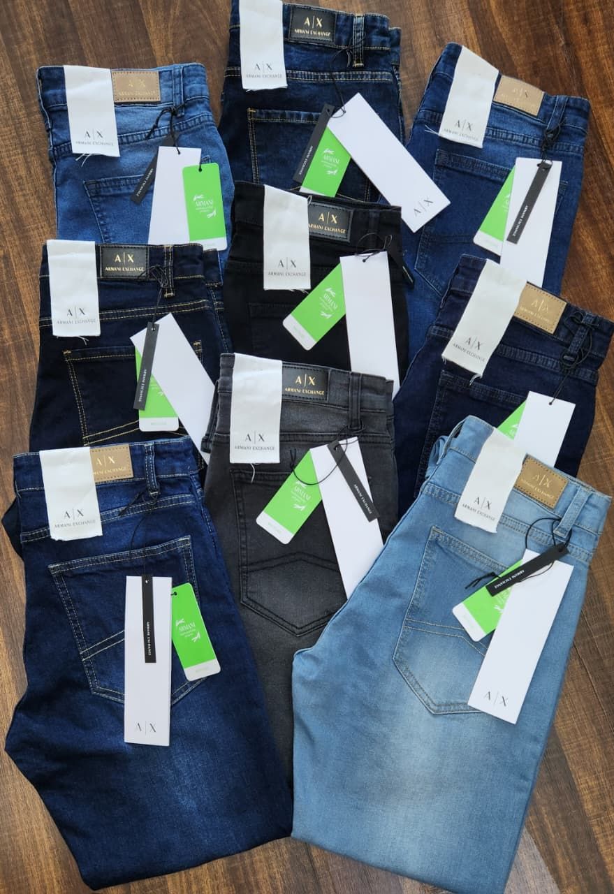 Armani Exchange Premium Quality Straight Fit Men's Denim Jeans - 70 Pc