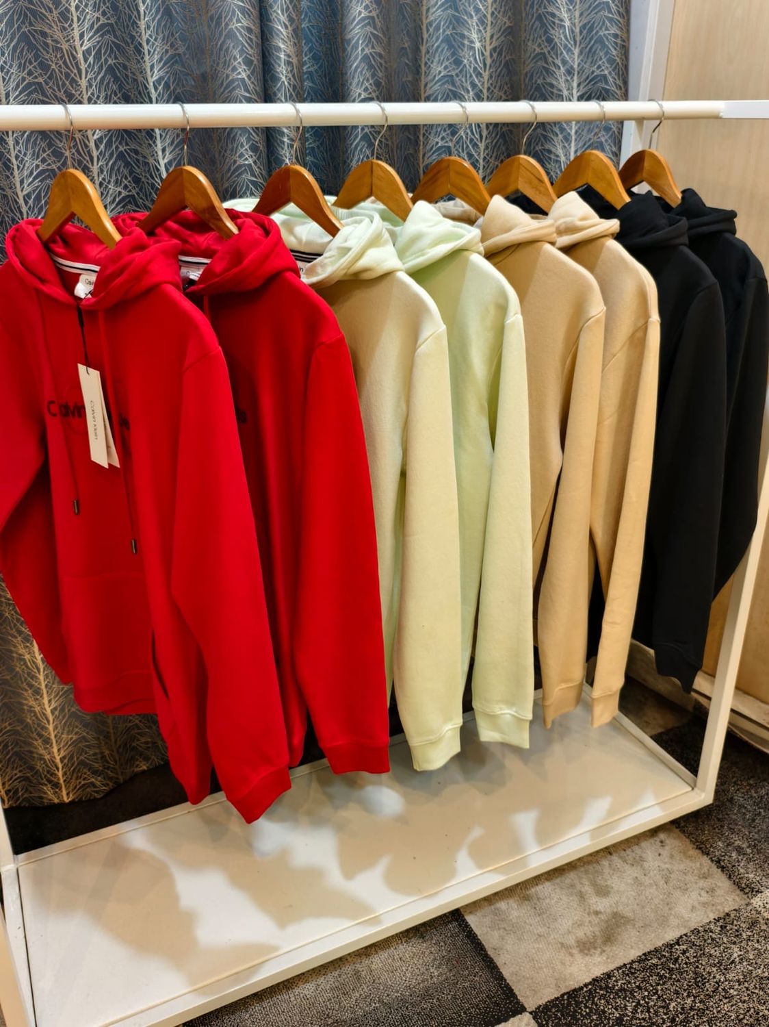 Calvin Klein Premium Quality Cotton Hooded Men's Pullover - 36 Pc