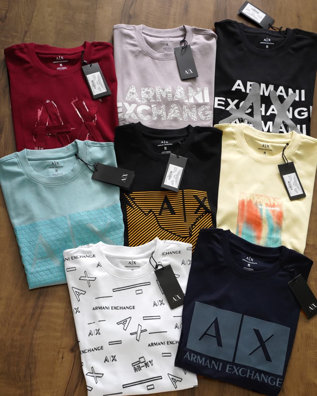 ​Armani Exchange Premium Quality Crew Neck Half Sleeve Men's T-Shirt - 70 Pc
