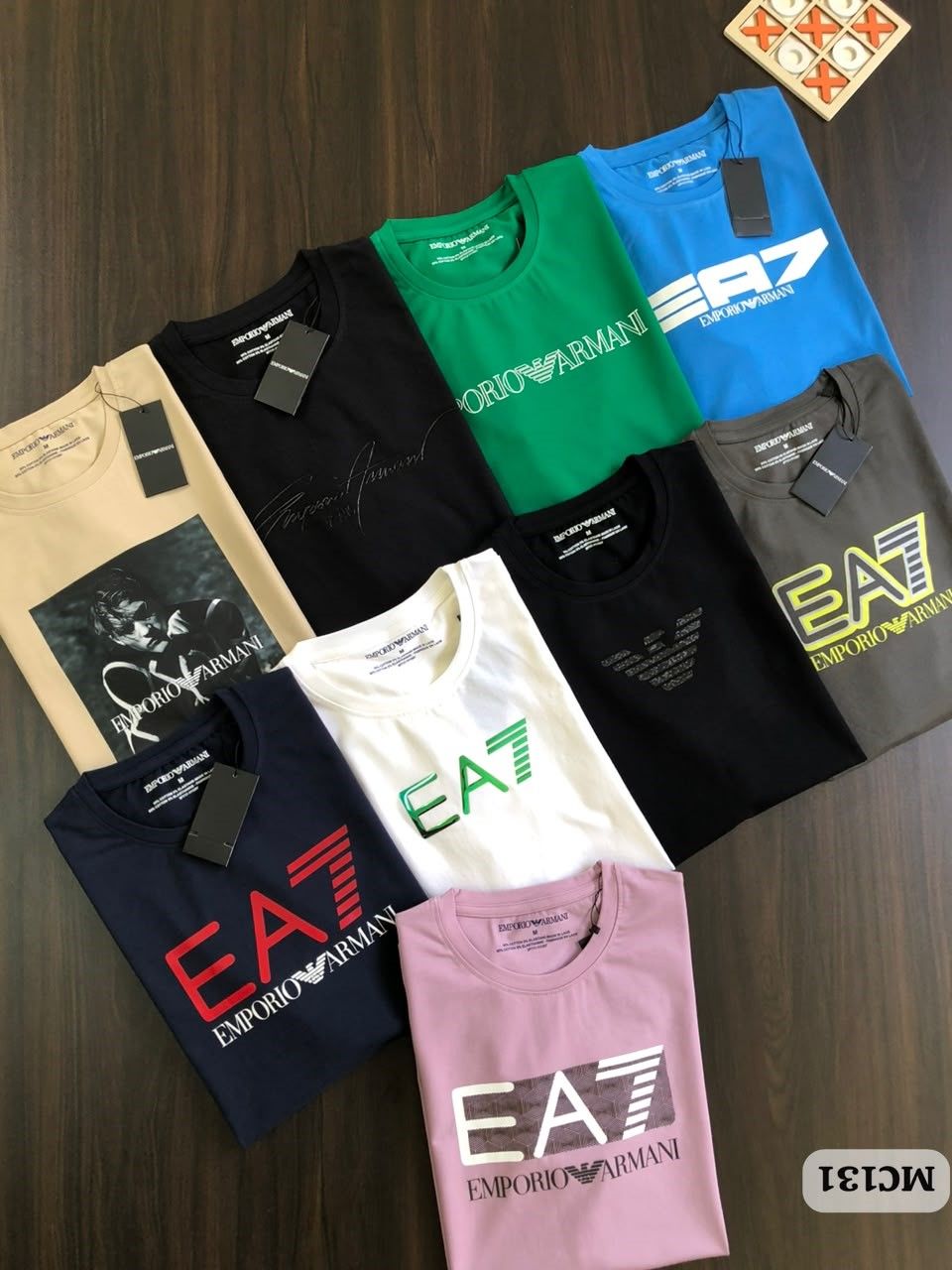 Emporio Armani Premium Quality Round Neck Half Sleeve Men's T-Shirt - 42 Pc