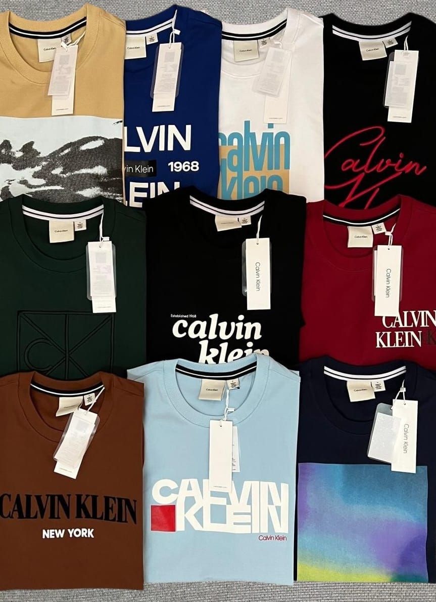 ​Calvin klein Premium Quality Round Neck Half Sleeve Men's T-Shirt - 82 Pc