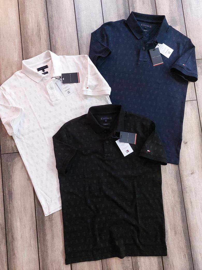 Tommy Premium Quality Collar Neck Half Sleeve Men's T-Shirt - 52 Pc