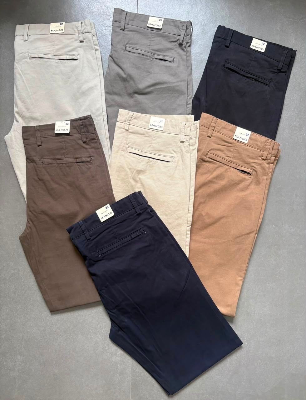 Mango Man Premium Quality Cotton Men's Trousers - 60 Pc