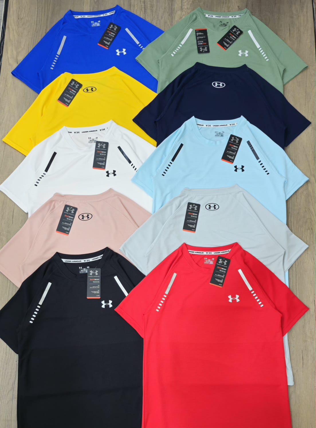 Under Armour Premium Quality Round Neck Half Sleeve Men's T-Shirt - 40 Pc