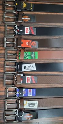 Multi Branded Premium Quality Combo Buff Leather Belts - 48 Pc