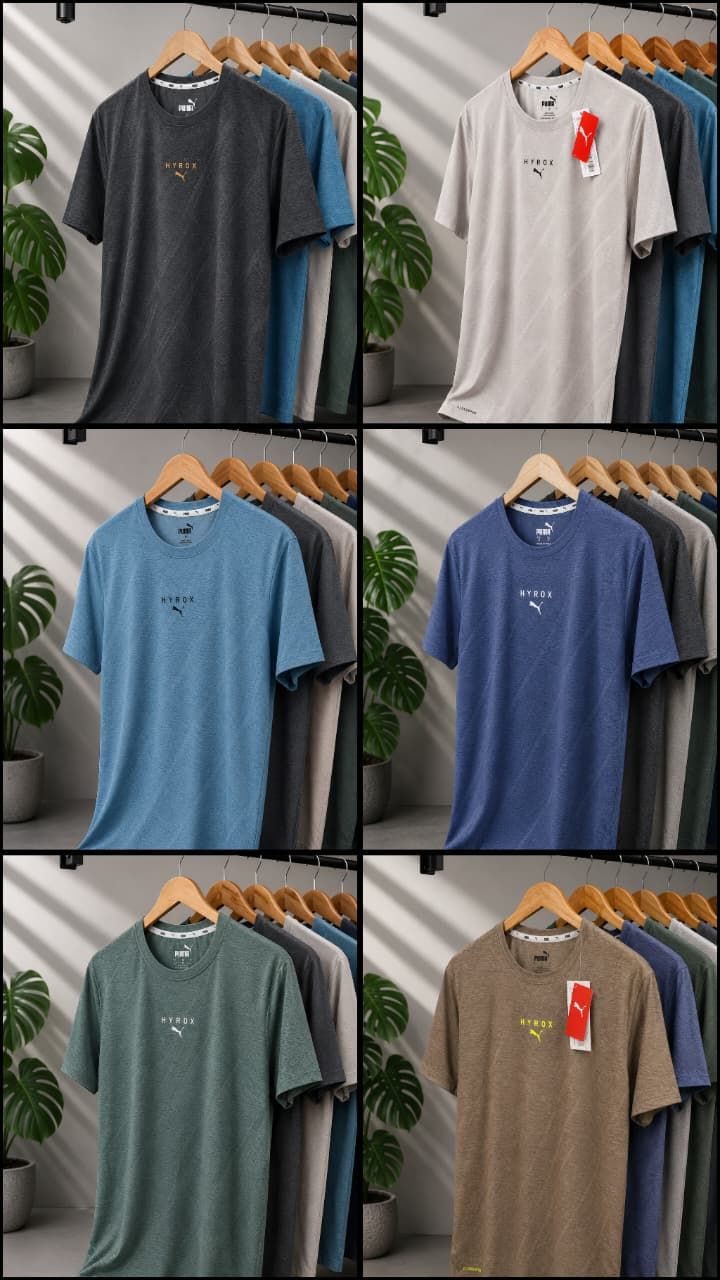 Puma Premium Quality Round Neck Half Sleeve Men's T-Shirt - 52 Pc