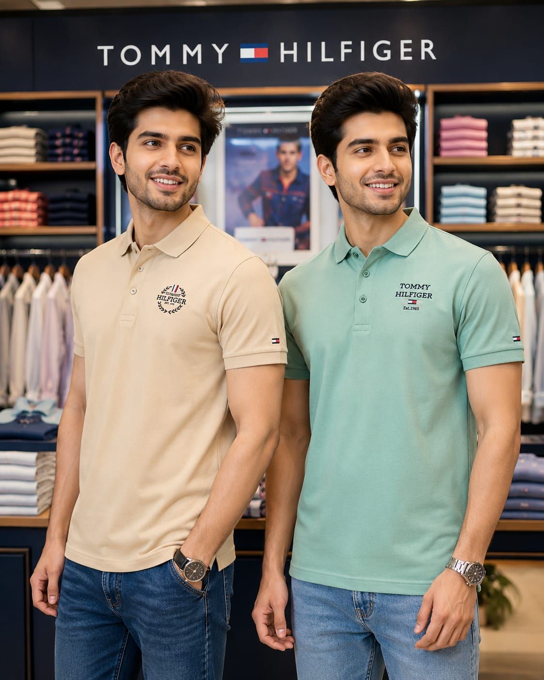 Men's Branded Premium Quality Cotton Collar Neck Half Sleeve Men's T-Shirt - 90 Pc