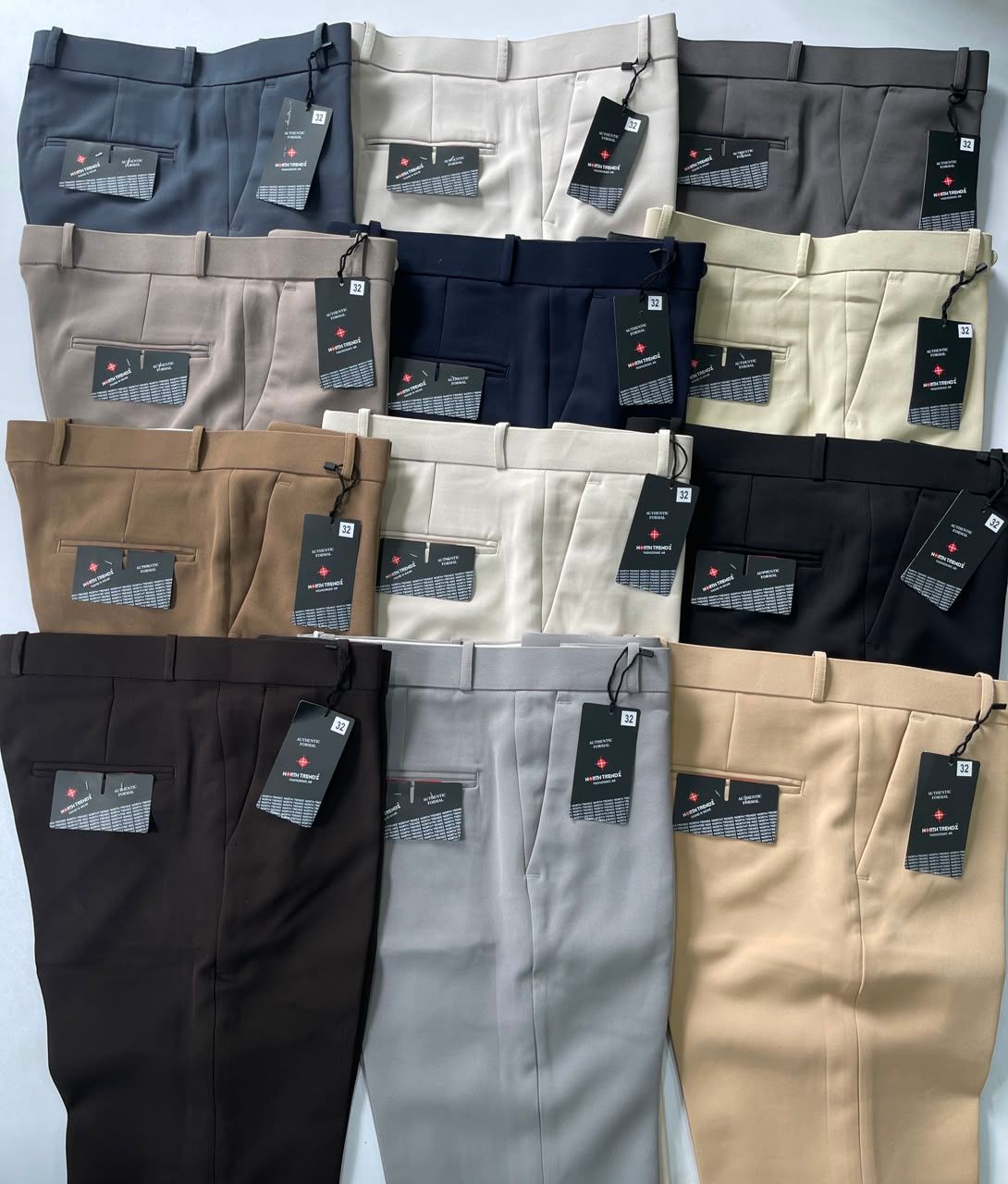North Trendz Premium Quality 4 Way Lycra Ankle Length Men's Formal Pant - 85 Pc