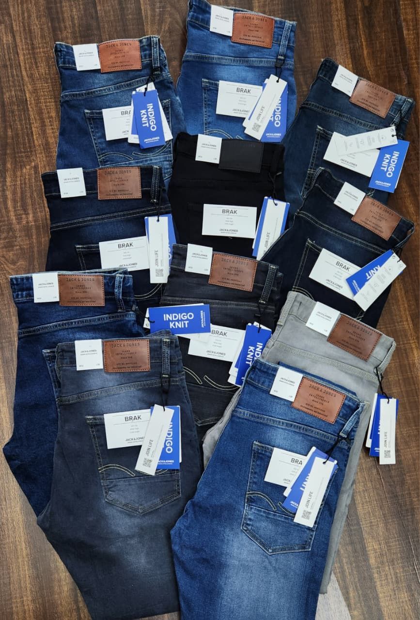 Jack and Jones Premium Quality Ankle Fit Men's Denim Jeans - 65 Pc