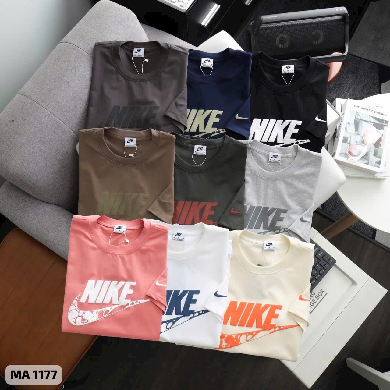 Nike Premium Quality Cotton Round Neck Half Sleeve Men's T-Shirt - 40 Pc