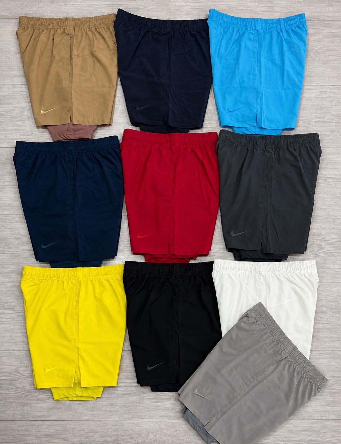 Nike NS Lycra ​Premium Quality Men's Dri-fit Shorts With Inner Tights - 80 Pc