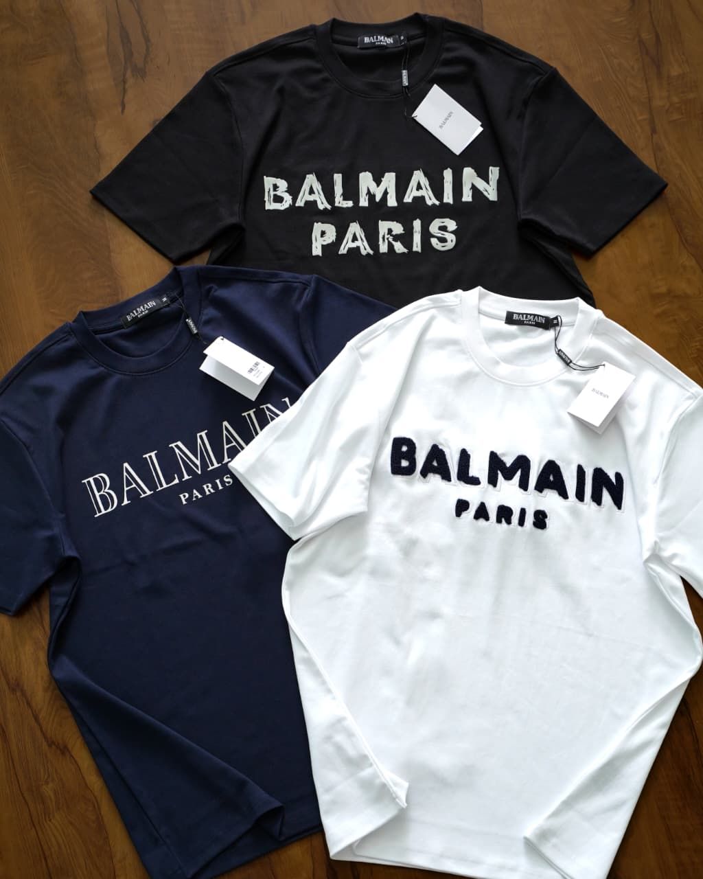 ​Balmain Premium Quality Crew Neck Half Sleeve Men's T-Shirt - 60 Pc