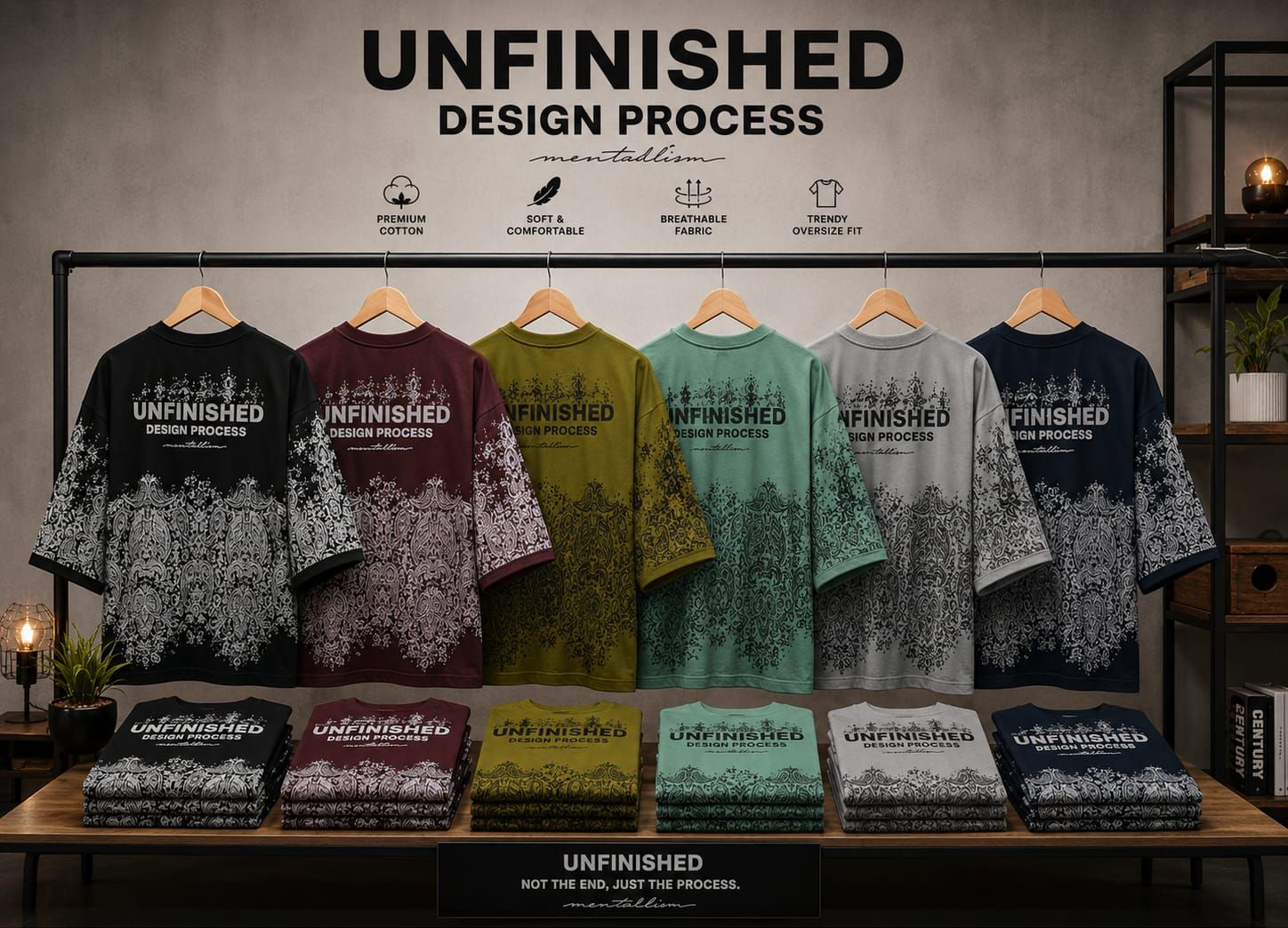 Unfinished Premium Quality Round Neck Half Sleeve Men's T-Shirt - 36 Pc