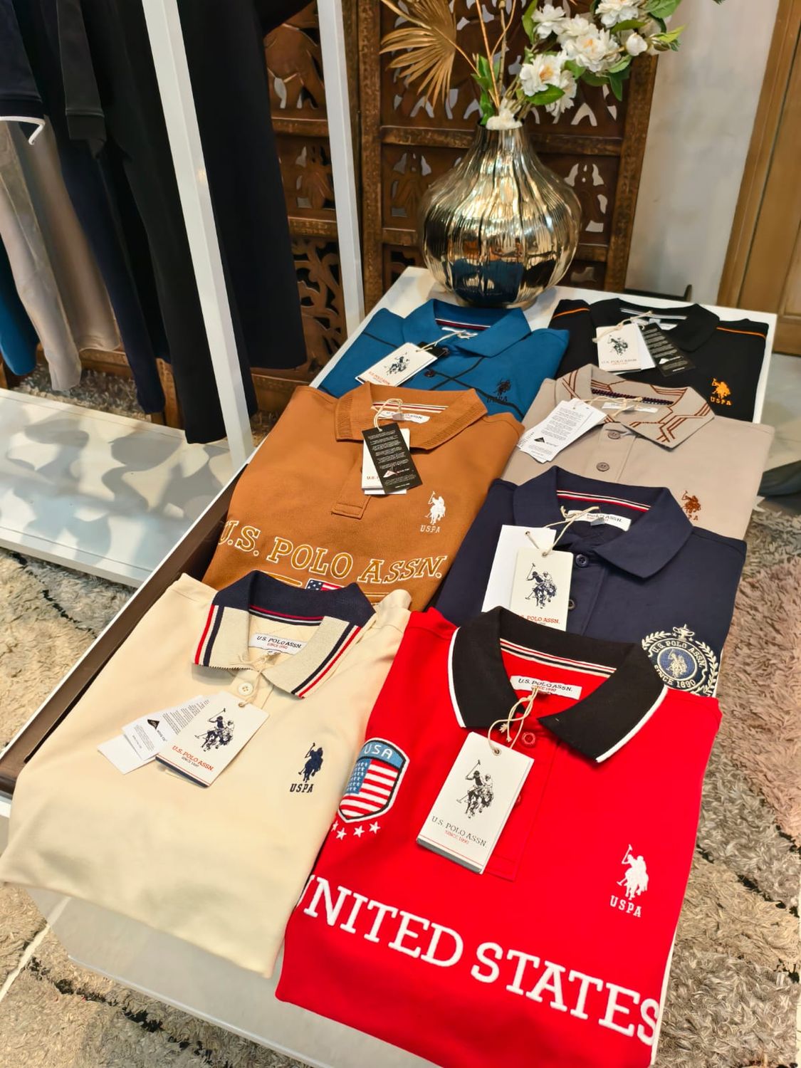 Us Polo Premium Quality Collar Neck Half Sleeve Men's T-Shirt - 60 Pc
