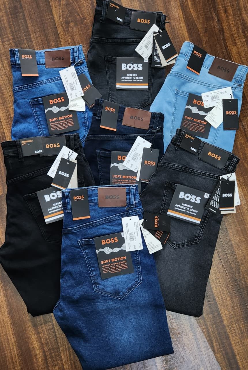 Big Size Hugo Boss Premium Quality Fit - Slim Men's Jeans - 45 Pc