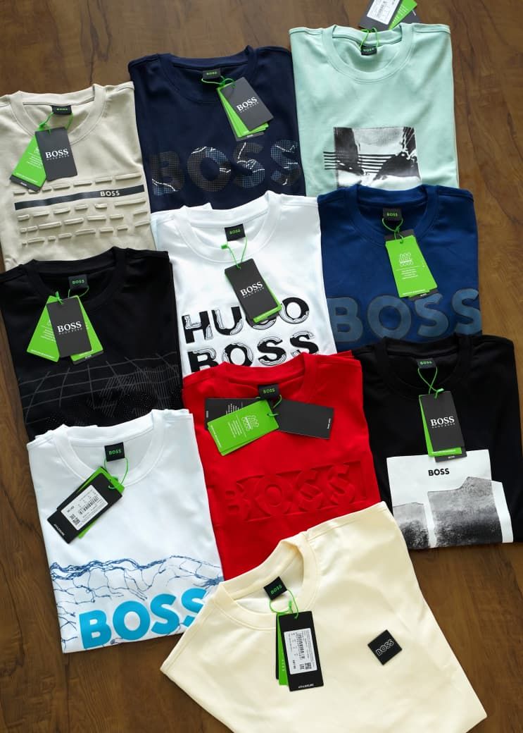 Boss Premium Quality Crew Neck Half Sleeve Men's T-Shirt - 88 Pc