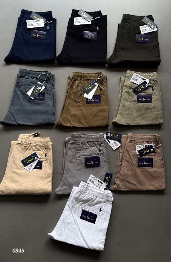 Ralph Lauren Premium Quality Cotton Linen Men's Pant - 53 Pc