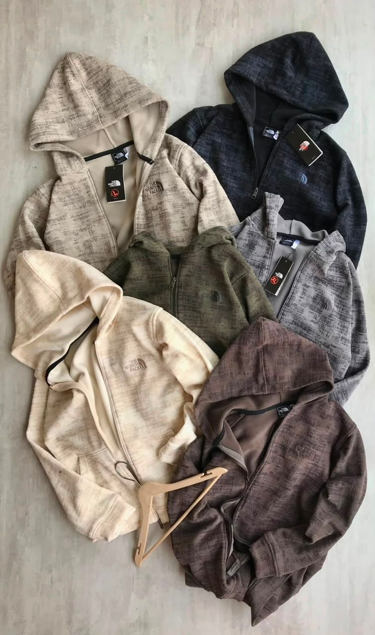 North Face Premium Quality Full Zip Hooded Full Sleeve Men's Hoodies - 24 Pc