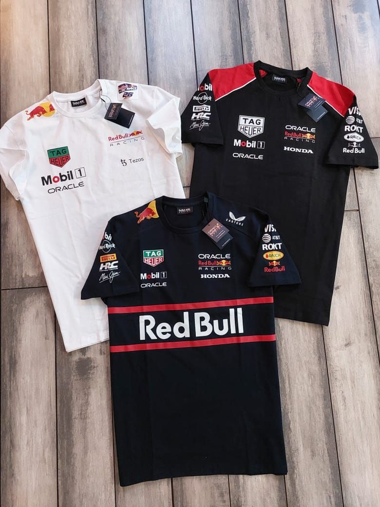 Redbull Premium  Quality Cotton Round Neck Half Sleeve Men's T-Shirt - 52 Pc